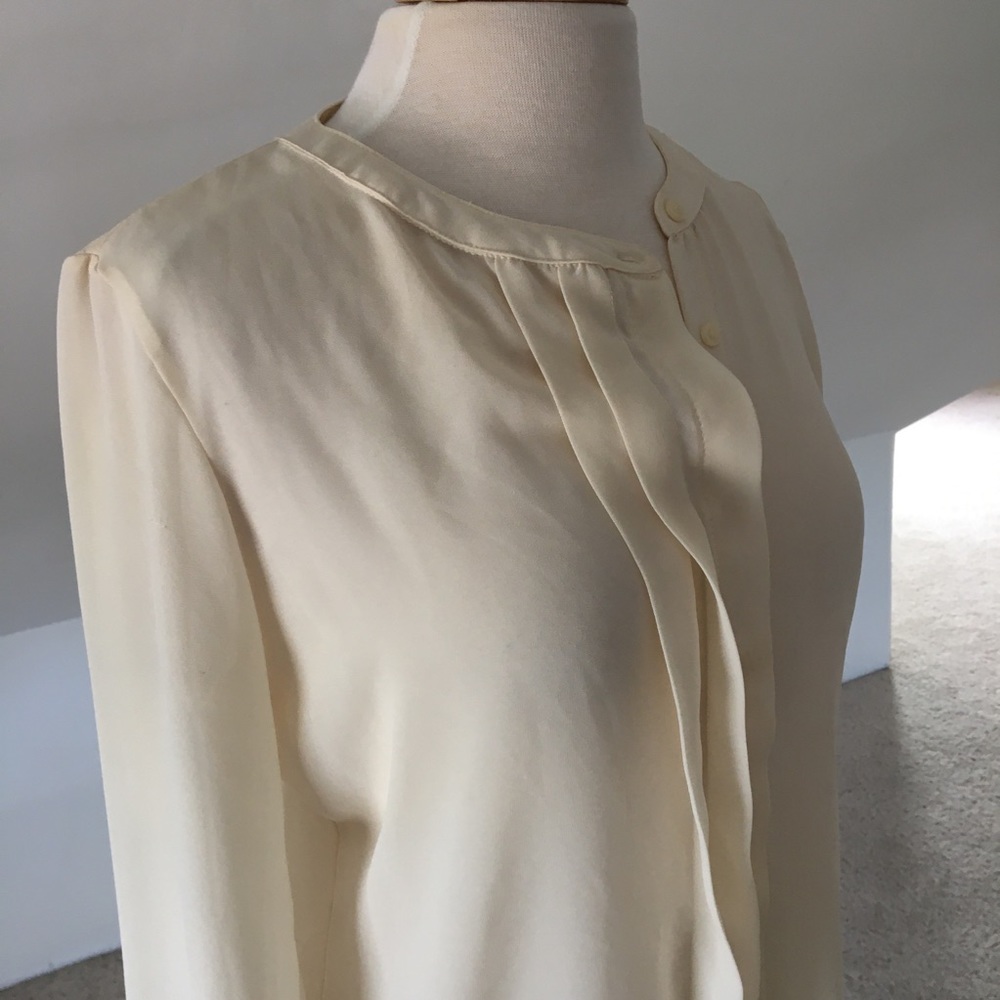 Front Ruffled Secretary Blouse - Picture 7 of 7